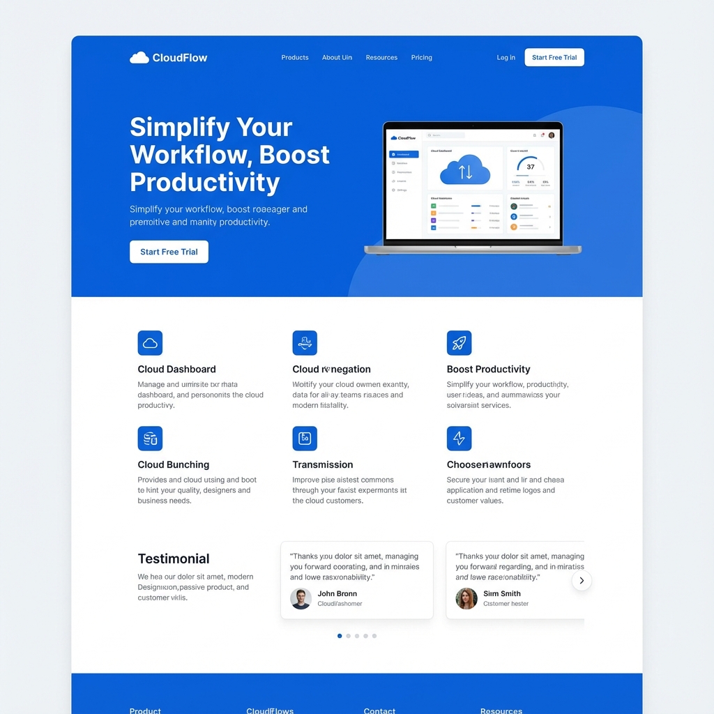 SaaS Landing Page